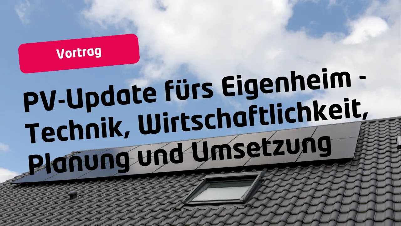 PV-Update f&uuml;rs Eigenheim